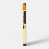 Kinderen genaamd tijger gezicht oranje iPhone hoesje (Linkerkant)