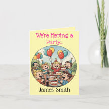 Kinderen genieten van hun taarten, frisdranken en 