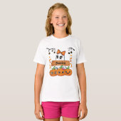 Kinderen Gepersonaliseerd Halloween T-Shirt (Voorkant volledig)
