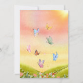 Kinderen gepersonaliseerde fee brief voor verdriet kaart (Achterkant)