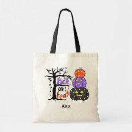 Kinderen Gepersonaliseerde Halloween Trick or Trea Tote Bag