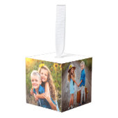 Kinderen Gepersonaliseerde Kinder Foto Kerst Decoratie (Voorkant hoekig)