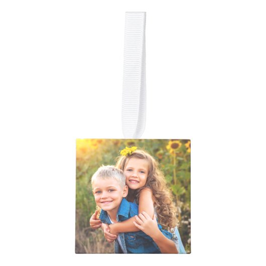 Kinderen Gepersonaliseerde Kinder Foto Kerst Decoratie (Voorkant)