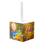 Kinderen Gepersonaliseerde Kinder Foto Kerst Decoratie (Achter hoekig)