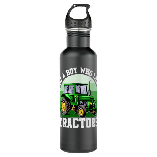 Kinderen gewoon een jongen die van het Boerderij K Waterfles (Voorkant)