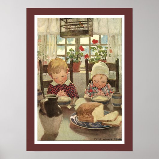 Kinderen Gezegde Grace Poster (Voorkant)