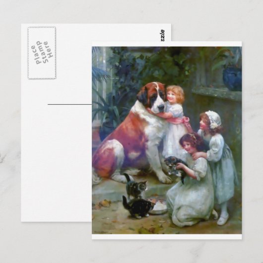 Kinderen Gezelschapsratten Briefkaart (Voorkant / Achterkant)