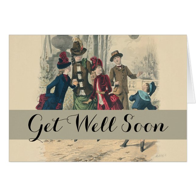 Kinderen Gezin Antiek Victoriaans Kind (Voorkant Horizontaal)