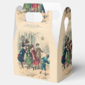 Kinderen Gezin Antiek Victoriaans Kind Bedankdoosjes (Geopend)