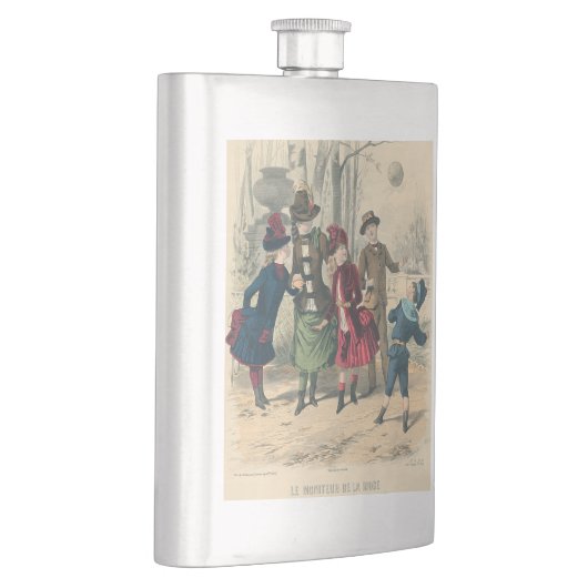 Kinderen Gezin Antiek Victoriaans Kind Flacon (Rechts)