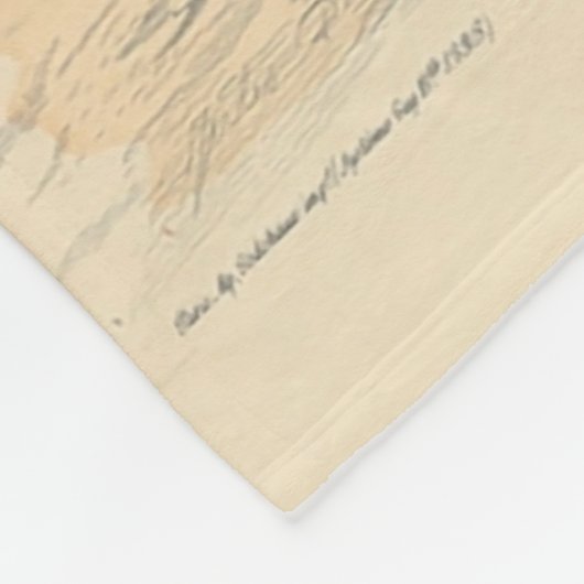 Kinderen Gezin Antiek Victoriaans Kind Fleece Deken (Hoek)