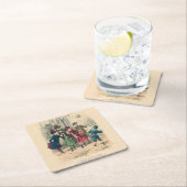 Kinderen Gezin Antiek Victoriaans Kind Kartonnen Onderzetters (Insitu)