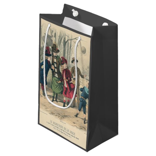 Kinderen Gezin Antiek Victoriaans Kind Klein Cadeauzakje (Voorkant Gekanteld)