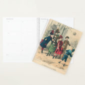 Kinderen Gezin Antiek Victoriaans Kind Planner (Display)