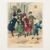 Kinderen Gezin Antiek Victoriaans Kind Planner (Voorkant)