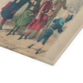 Kinderen Gezin Antiek Victoriaans Kind Snijplank (Hoek)