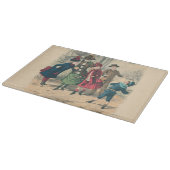 Kinderen Gezin Antiek Victoriaans Kind Snijplank (Hoek)