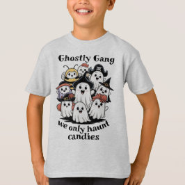 Kinderen Ghostly Gang Shirt Schattigee Trick or tr