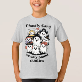 Kinderen Ghostly Gang Shirt Schattigee Trick or tr