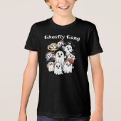 Kinderen Ghostly Gang Shirt Schattigee Trick or tr (Voorkant)