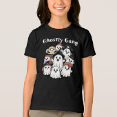 Kinderen Ghostly Gang Shirt Schattigee Trick or tr (Voorkant)
