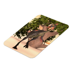 Kinderen Gigantoraptor Dinosaurier Avontuur Kunst Magneet