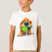 Kinderen Golden Retriever T-Shirt (Voorkant)