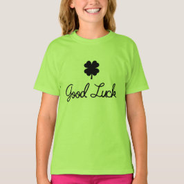 Kinderen Good Luck Shamrock patroon T-Shirt