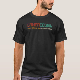 Kinderen Grappig Gamer Neef Retro Vader S Dag Chri T-shirt
