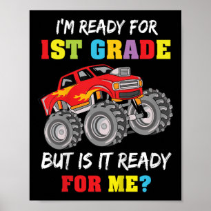 Kinderen Grappig Ik Ben Klaar Voor Groep 3 Eerste  Poster