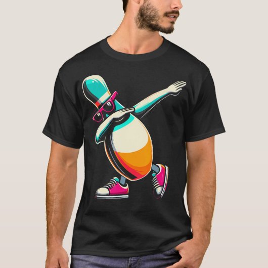 Kinderen Grappige Bowling T-shirt Bowling Kegel Da (Voorkant)