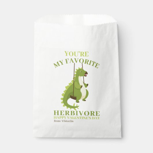 Kinderen Grappige Dinosaurussen School Valentijnse Bedankzakje (Voorkant)