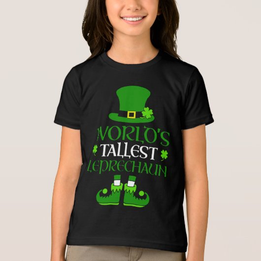 Kinderen grappige St.Patrick's Dag Tri-Blend Shirt (Voorkant)