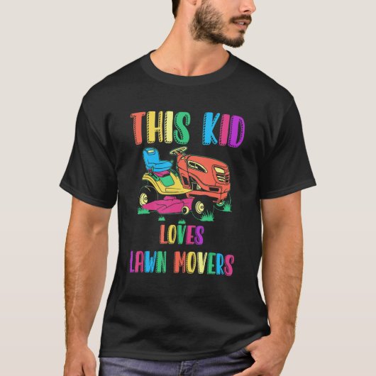 Kinderen grasmaaier Boerderij tuinbouwkuipen T-shirt (Voorkant)
