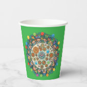 Kinderen Green Pirate Kostuumfeest Papieren Bekers (Voorkant)