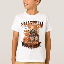 Kinderen Griezige Astronaut Halloween T-shirt