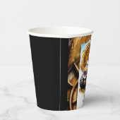 Kinderen grillige monster truck verjaardag papieren bekers (Rechts)