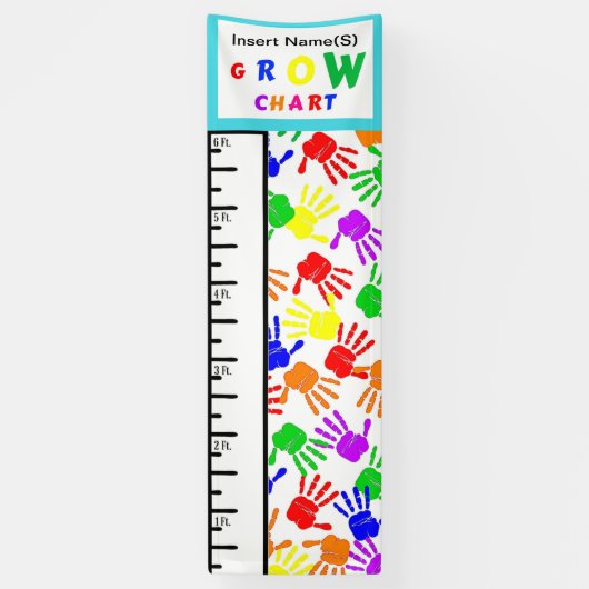 Kinderen Groeigrafiek Spandoek (Verticaal)