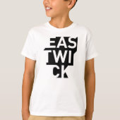 Kinderen Groen-op-zwart Logo T-shirt (Voorkant)