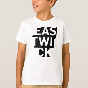 Kinderen Groen-op-zwart Logo T-shirt