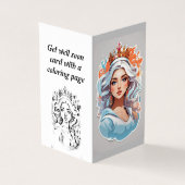 Kinderen groet en kleur krijgen goed snel kaart (Buitenkant)