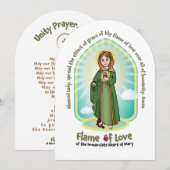 Kinderen Groot (5"x7") FOL Gebedskaart Kaart (Voorkant / Achterkant)