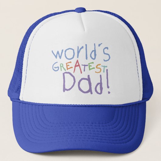 Kinderen Groot pap Trucker Hat Pet (Voorkant)