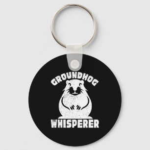 Kinderen Groundhog Day Jongen Meisje Schattig Marm Sleutelhanger
