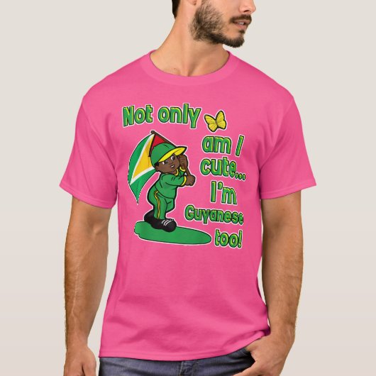 Kinderen Guyaanse Vlag Kinderen T-shirt (Voorkant)