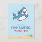 Kinderen Haai Valentijnsdag kaart (Voorkant)