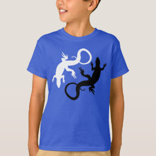 Kinderen hagedis T-shirt Cool Organic Lizard Art S
