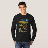 Kinderen Hallo 3e klas constructie vrachtwagen kin T-shirt (Voorkant volledig)