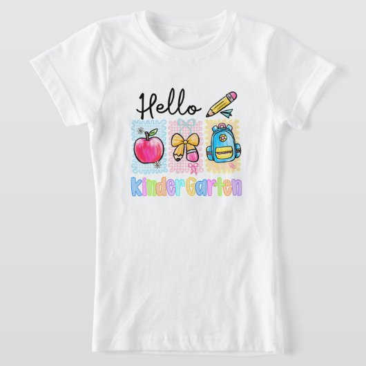 Kinderen Hallo Kleuterschool Shirt (Laagn)