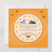 Kinderen Halloween Feest Uitnodiging – Spookilicio (Achterkant)